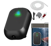 Pesca Ricaricabile - Ossigenatore di Doppia Scarica, Pompa Acquario Ricaricabile USB, Pompa di Ossigeno Esca Live Per Secchi, Pompa Aria Tranquillata Per Pesca Notturna Per La Pesca Al Lago E