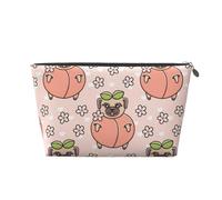 Pesca rosa canina, Borsa da toilette Borsa per trucco Borsa per cosmetici Borsa da toilette da viaggio portatile