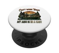 Pesca sarcastica dicendo umorismo all'aperto PopSockets PopGrip Adesivo