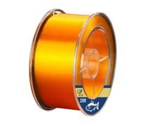 Pesca senza sforzo con filo principale in nylon da 220 m, resistenza all'usura superiore per sfide subacquee (1.0# giallo)
