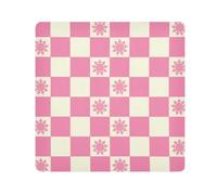pesca sole checker plaid modello protettivo trucco organizzatore borsa panno viaggio make up organizzatore avvolgere fotocamera lente panno involucro trucco per donne dimensioni 55,1 x 55,1 cm