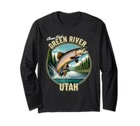 Pesca sul fiume verde - Utah Trout Wilderness Maglia a Manica