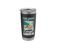 Pesca sul Lough Corrib Bicchiere termico in acciaio inox doppia parete