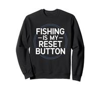 Pesca Terapia Zen Angler Salute Mentale Calma Consapevolezza Felpa