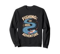 Pesca The Reel Adventure Outdoors Motivo Cattura Felpa