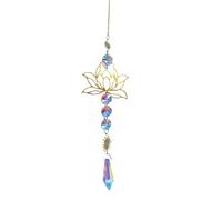 Pescaggio - Prisma Rainbow-Maker, Ciondolo da giardino che riflette la luce, ciondolo in filo metallico resistente, per patio e casa