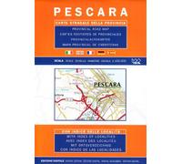Pescara. Carta stradale della provincia 1:100.000