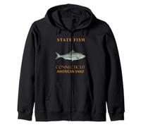 Pescare nel Territorio del Connecticut The American Shad Felpa con Cappuccio