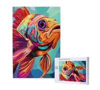 Pescare Puzzle 300 Pezzi, Animale Puzzle Adatto ad Adulti e Principianti, Giochi Divertenti/Sfidanti/Impossible, DIY Hobby Creativi per Adulti Attività Artigianali, Regali per Uomini/Donne M-1301