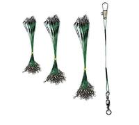 Pescasubito.com 72 Cavetti Acciaio con Girelle E Moschettoni