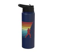 Pescatore a mosca in stile retrò Stainless Steel Insulated Water Bottle