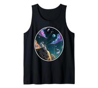 Pescatore Astronauta Spazio Pescatore Universo Solo Sogno Canotta