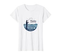 Pescatore: Sussurratore di Acque Maglietta, Donna, Bianco, XS