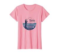 Pescatore: Sussurratore di Acque Maglietta, Donna, Rosa, L