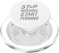 Pescatori Citazioni di pesca divertenti smettere di desiderare iniziare a pescare PopSockets PopGrip per MagSafe