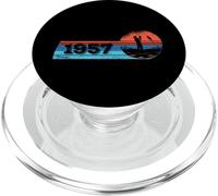 Pescatori Compleanno nata nel 1957 Pescare PopSockets PopGrip per MagSafe