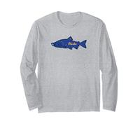 Pesce Alaska Salmone Maglia a Manica