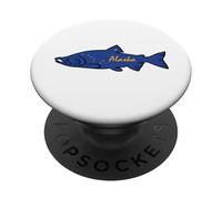 Pesce Alaska Salmone PopSockets PopGrip Adesivo