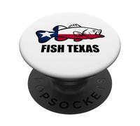 Pesce Bandiera Texas PopSockets PopGrip Adesivo
