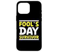 Pesce d"aprile Giorno scherzi divertenti scherzi Umorismo Prankster Aprile 1 Custodia per iPhone 16 Pro Max