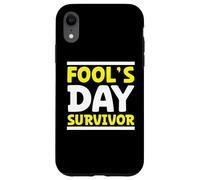 Pesce d"aprile Giorno scherzi divertenti scherzi Umorismo Prankster Aprile 1 Custodia per iPhone XR