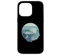 Pesce da combattimento Betta o Siamese Retro Distressed Custodia per iPhone 14 Pro Max