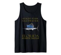 Pesce d'Acqua salata della Florida, Design a Forma di Pesce Vela dell'Atlantico Canotta