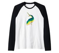 Pesce delfino Mahi Maglia con Maniche Raglan