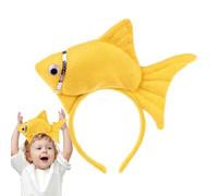 Pesce fascia per le donne - Hoop per capelli ripieni - Cartoon divertenti pesce a banda per capelli, cucina graziosa per il lavaggio del viso, cuffie per la testa del telaio per capelli per feste