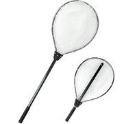 Pesce Fine Per - Rete Di Atterraggio Pieghevole Con Manico Non Scivolato | Rete Di Salvataggio In Maglia Rivestita Per La Cattura E Il Rilascio | Rete Di A Telescopica In Alluminio |