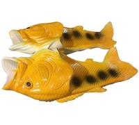 Pesce Forma Spiaggia al Coperto Pantofole Unisex Bagno Slittata Indossare Accogliente Scarpe Creativi Bambini Divertente personalità Animale Sandali（Arancia,44/45 EU