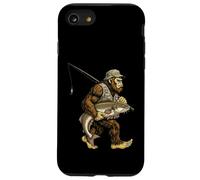 Pesce Gatto Bigfoot Pesca Fiume Pesca Sasquatch Custodia per iPhone SE (2020) / 7/8