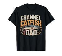 Pesce Gatto Papa Pescatore Fiume Pesca al d'Acqua Dolce Maglietta