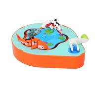 Pesce giocattolo rotante - Gioco di pesce a manovella per la scrivania, giocattolo fidget - per la casa e la scuola, per i viaggi, per il relax e la concentrazione, per Natale e compleanno