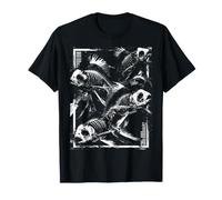 Pesce Horror Surreale Weirdcore Occulto Doom Metal Punk Maglietta