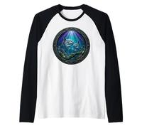 Pesce Immersioni subacquee subacquee Famiglia Pesci lunari nell'oceano Maglia con Maniche Raglan