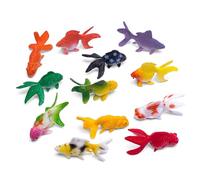 Pesce In Movimento Artificiale | Modello Di Pesce Di Acquario Artificiale | Figurine Garden | Giocattoli Di Animali Del Mare Colorati Falso Pesce Rosso