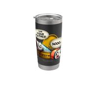 Pesce in scatola e Maki Sushi Padre e figlio Bicchiere termico in acciaio inox doppia parete