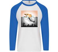 Pesce Inquinamento Cambiamento Climatico Ambiente Uomo L/S Maglietta Baseball