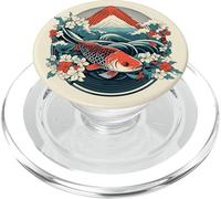 Pesce Koi Carpa Koi Giardino-Stagno Koi PopSockets PopGrip per MagSafe