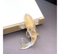 Pesce Koi decorativo per casa e ufficio in cristallo, design unico per spazi estetici (14)