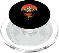 Pesce pescatore a mosca retrò vintage PopSockets PopGrip per MagSafe