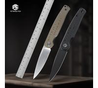 Pesce petrificato PFE07 Coltello pieghevole tattico Coltelli da tasca edc Gear per uomo Coltello G10 Maniglia Utensili manuali per taglio di pesce all'aperto