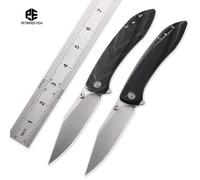 Pesce petrificato PFE08 Coltello pieghevole G10 Maniglia K110 Acciaio Balde Sopravvivenza esterna Campeggio Pesca Caccia edc Tasca Strumento manuale