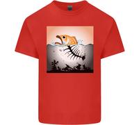 Pesce Pollution Climate Change Ambiente Uomo Cotone T-Shirt