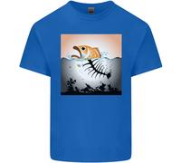 Pesce Pollution Climate Change Ambiente Uomo Cotone T-Shirt