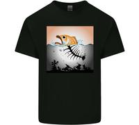 Pesce Pollution Climate Change Ambiente Uomo Cotone T-Shirt