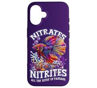 Pesce Pun Nitrati Nitriti Aquascaping Divertente Betta Fish Custodia per iPhone 16