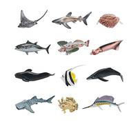 Pesce Realistico - Modello interattivo Cognitivo - Pesce Artificiale Halloween,Per l'apprendimento Il di gioco a casa il bagno l esterno l scuola scuola l educazione l Explorat