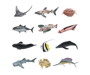 Pesce Realistico - Modello interattivo Cognitivo - Pesce Artificiale Halloween,Per l'apprendimento Il di gioco a casa il bagno l esterno l scuola scuola l educazione l Explorat